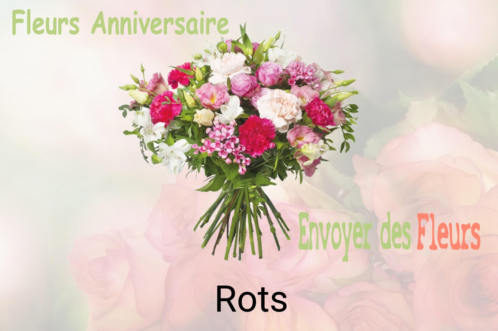 Bouquet de fleurs d’anniversaire livré à Rots